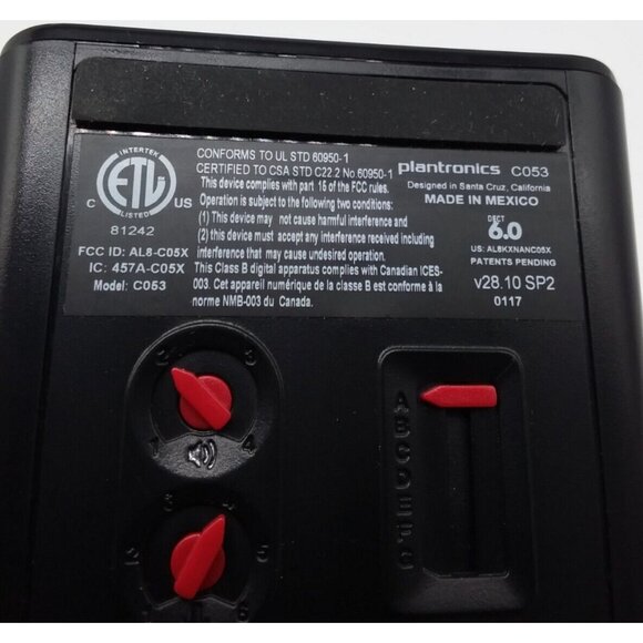 Plantronics CS530 Wireless Headset Over The Ear 86305-01 with Instructions Box - Picture 7 of 16